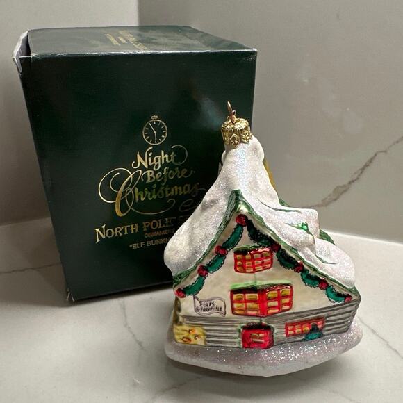 NEW Dept 56 Elf Bunkhouse Ornament Night Before Christmas North Pole Series - Picture 4 of 10
